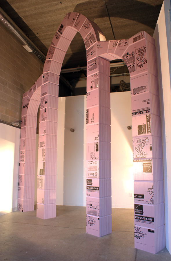 Pink Buttress 22' x 16' x 16" extruded polystyrene